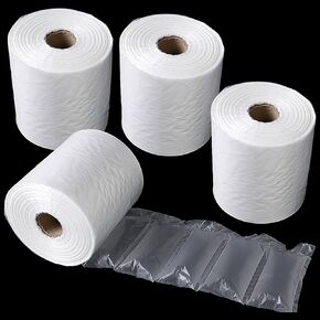 [2 ROLLS] Cycence Air Cushion Film - 16" x 12" x 984 Ft/Roll - Air Cushion Film Bubble Packing for Shipping - 3/4" Small Bubble Air Cushioning Wraps