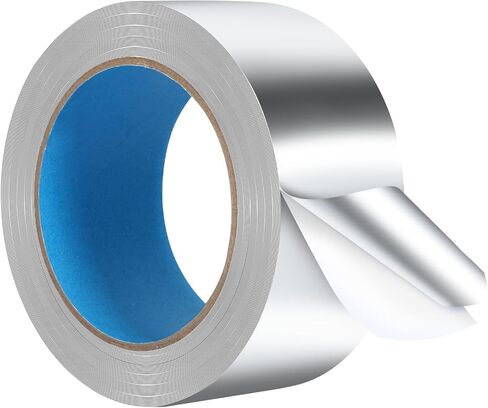 Aluminum Foil Tape,2 inch x 65ft(3.9Mil),Heavy Duty HVAC Tape,Insulation Adhesive Metal Tapes for Ductwork,Dryer Vents Pipe,Sealing and Repairing in Saudi Arabia