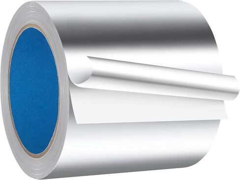 Aluminum Foil Tape,2 inch x 65ft(3.9Mil),Heavy Duty HVAC Tape,Insulation Adhesive Metal Tapes for Ductwork,Dryer Vents Pipe,Sealing and Repairing in Saudi Arabia