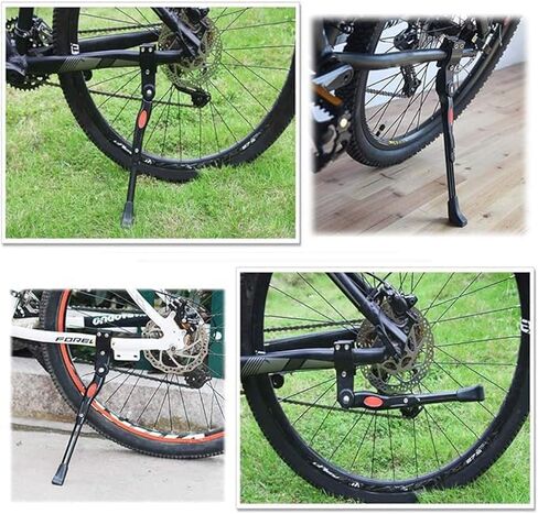 حامل خلفي قابل للتعديل للدراجة - لدراجات الأطفال مقاس 16 بوصة إلى 20 بوصة أو دراجات جبلية مقاس 24 بوصة إلى 29 بوصة ودراجات الطرق الهجينة MTB & 700C - سبائك ألومنيوم عالية الجودة مع تصميم مشبك جديد in Kuwait