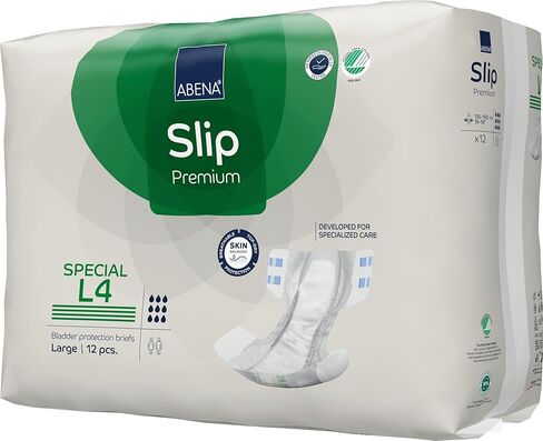 Abena Slip Special (Formerly Abri-Form L4) - Incontinence Briefs, Level 4, Large, 12 Count in Saudi Arabia