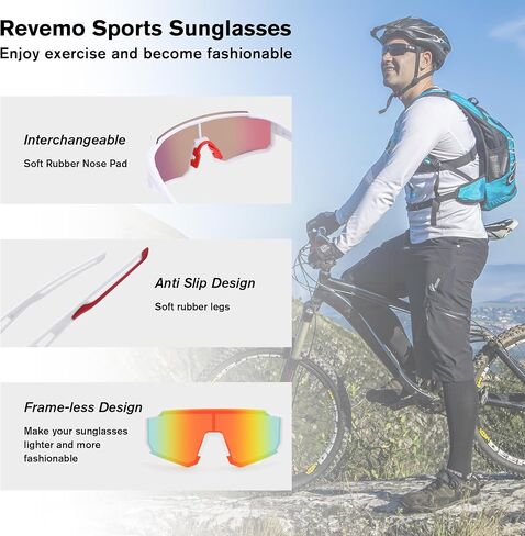Polarized Sports Sunglasses UV Protectionfor Men Women baseball Cycling hiking Sunglasses in Saudi Arabia