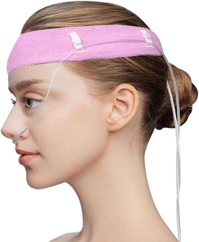 Comfort Oxygen Nasal Cannula Headband, Ear Protectors for Oxygen Tubing，Elastic Oxygen Cannula Headband to Prevent Ear Soreness (Black) in Saudi Arabia