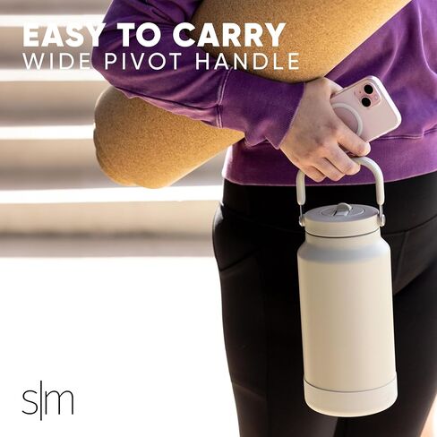 Simple Modern Trek Pivot | 40oz Flip Straw Tumbler with Handle | Water Bottle & Boot | Interchangeable Straw & Chug Lids | Insulated Stainless Steel Jug | Gym Sports Outdoors | Raspberry Vibes in Saudi Arabia