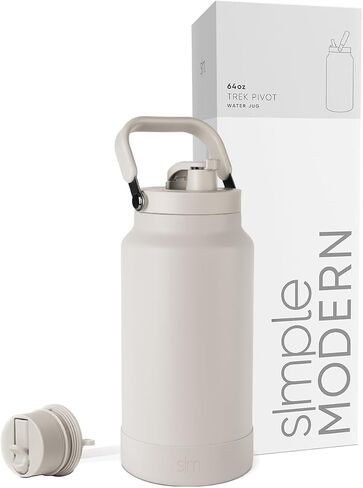 Simple Modern Trek Pivot | 40oz Flip Straw Tumbler with Handle | Water Bottle & Boot | Interchangeable Straw & Chug Lids | Insulated Stainless Steel Jug | Gym Sports Outdoors | Raspberry Vibes in Saudi Arabia