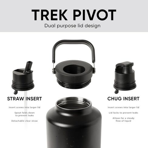 Simple Modern Trek Pivot | 40oz Flip Straw Tumbler with Handle | Water Bottle & Boot | Interchangeable Straw & Chug Lids | Insulated Stainless Steel Jug | Gym Sports Outdoors | Raspberry Vibes in Saudi Arabia