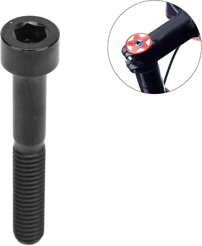 VBESTLIFE M6 40 مم غطاء سماعة الرأس مسمار معدني مقاوم للصدأ برغي جذع الدراجة المدمج للدراجات الجبلية in Saudi Arabia