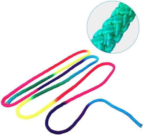 Dioche Gymnastics Art Rope, Rainbow Color Rhythmic Gymnastics Rope Sports Competition Arts Training Jump Rope Gymnastic Skipping Rope in Saudi Arabia