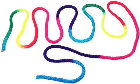 Dioche Gymnastics Art Rope, Rainbow Color Rhythmic Gymnastics Rope Sports Competition Arts Training Jump Rope Gymnastic Skipping Rope in Saudi Arabia