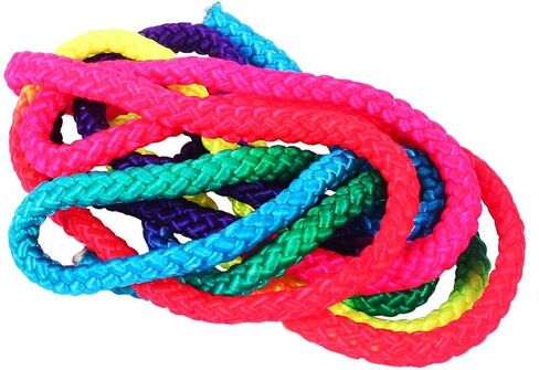 Dioche Gymnastics Art Rope, Rainbow Color Rhythmic Gymnastics Rope Sports Competition Arts Training Jump Rope Gymnastic Skipping Rope in Saudi Arabia