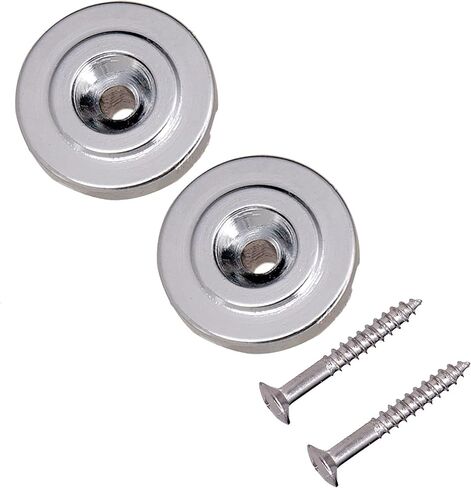 Bass Guitar String Trees String Retainer Guides for Bass Guitar Parts Replacement Pack of 2pcs with Mounting Screws. (Chrome) in Kuwait