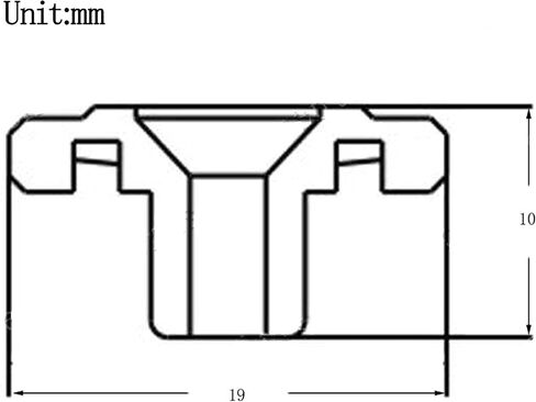 Bass Guitar String Trees String Retainer Guides for Bass Guitar Parts Replacement Pack of 2pcs with Mounting Screws. (Chrome) in Kuwait