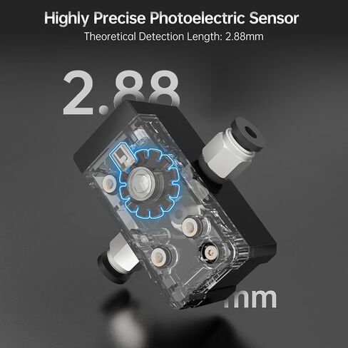 BIGTREETECH Smart Filament Runout Sensor V2.0 BTT SFS Filament Detector to Detect Filament Break/Run Out/Jam/Tying for 1.75mm Filament Use with SKR Mini E3 V3.0, SKR 3, Manta E3EZ, Octopus Pro in Saudi Arabia