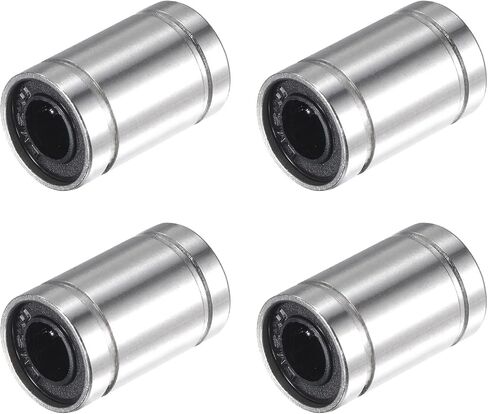 DMiotech 4 Pack LM6UU 6mm Bore 12mm OD Linear Ball Bearings Nickel Plated for 3D Printer in Saudi Arabia