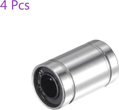 DMiotech 4 Pack LM6UU 6mm Bore 12mm OD Linear Ball Bearings Nickel Plated for 3D Printer in Saudi Arabia