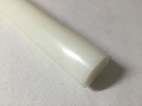 HDPE (High Density Polyethylene) Plastic Round Rod 1" x 11" Natural in Saudi Arabia