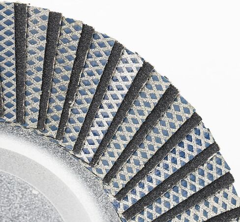 Raizi 4 1/2 Inch Premium Diamond Flap Disc Wheel for Stone Concrete Glass Metal (Grit 60) in Saudi Arabia