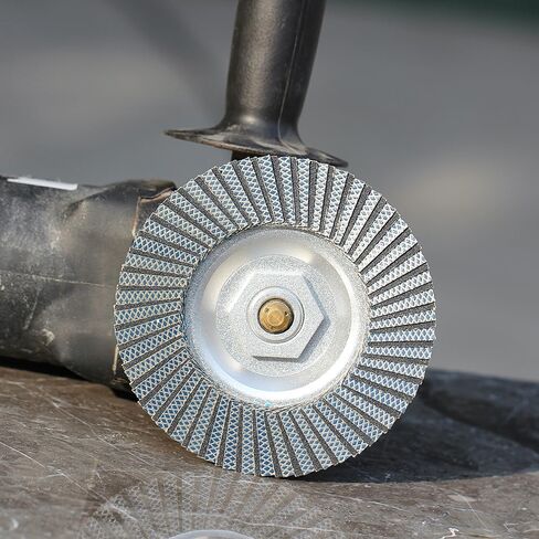 Raizi 4 1/2 Inch Premium Diamond Flap Disc Wheel for Stone Concrete Glass Metal (Grit 60) in Saudi Arabia