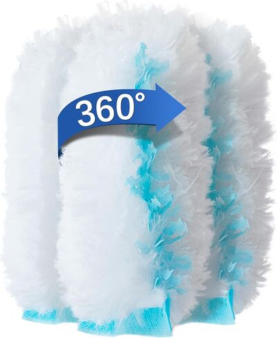 عبوات منفضة 360 من أجل سويفر، مجموعة عبوات منفضة مع 35 عبوة منفضة ومقبضين لتنظيف المنزل والسيارة، عبوات منفضة متعددة الأسطح شديدة التحمل للمكتب، الستائر، مراوح السقف، الأثاث in Kuwait