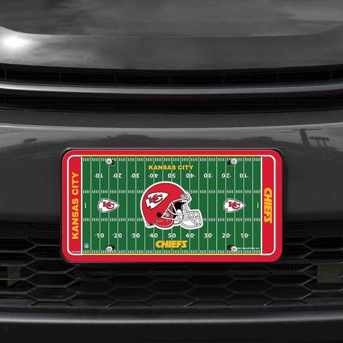 Rico Industries NFL Exclusive Metal Tag Metal Auto Tag 8.5" x 11" - Great for Truck/Car/SUV in Saudi Arabia