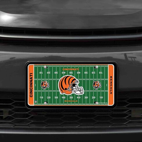 Rico Industries NFL Exclusive Metal Tag Metal Auto Tag 8.5" x 11" - Great for Truck/Car/SUV in Saudi Arabia