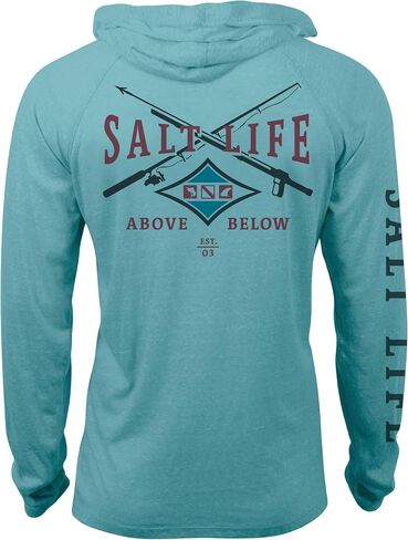Salt Life Men's Angler Tactics Lightweight Performance Hoodie in Saudi Arabia