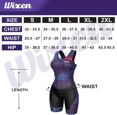 Wixen Race Back Suit Triathlon Suit Women One Piece Tri Suit Race Suit Sleeveless Swim Bike Run Tri Suit Women in Saudi Arabia