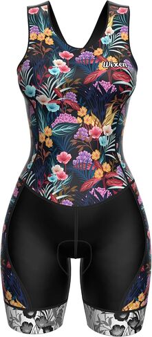 Wixen Race Back Suit Triathlon Suit Women One Piece Tri Suit Race Suit Sleeveless Swim Bike Run Tri Suit Women in Saudi Arabia