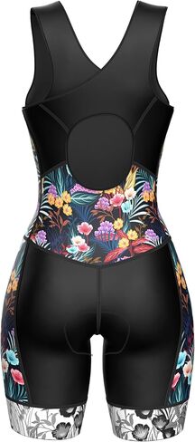 Wixen Race Back Suit Triathlon Suit Women One Piece Tri Suit Race Suit Sleeveless Swim Bike Run Tri Suit Women in Saudi Arabia