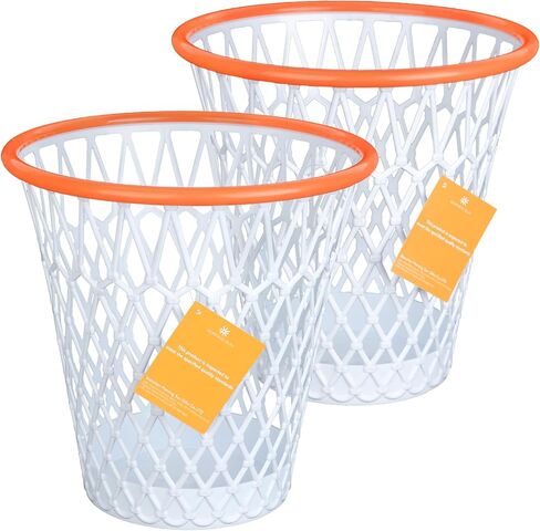 3PCS Trash Can,Basketball Trash Can,Basketball gift,4.5 Gallon,Size11"x11"x12"Basketball Hoop,Basketball Holder display,Garbage Can,Basketball Net Waste Basket for Kitchen,Office,Bedroom,Bar,Gym. in Saudi Arabia