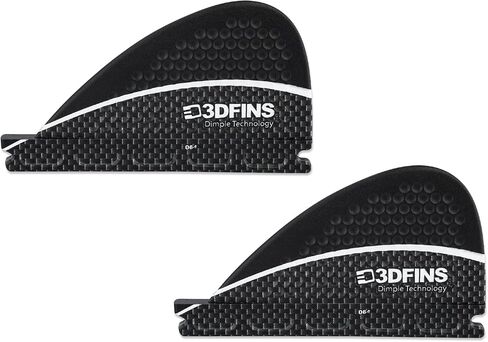زعانف الاستيقاظ من سلسلة 3DFINS Dimpster Stabilizer - كبيرة - قاعدة مستقبلية (مناسبة لركوب الأمواج وألواح التزلج) in Kuwait