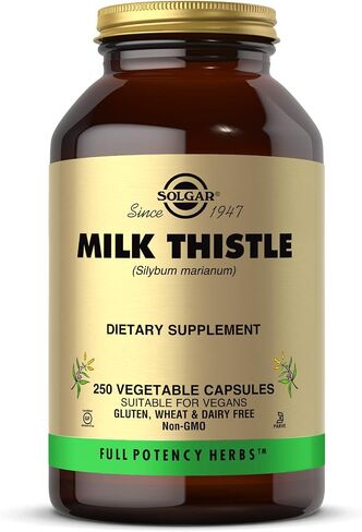 Solgar - Full Potency Milk Thistle, 250 Vegetable Capsules in Saudi Arabia