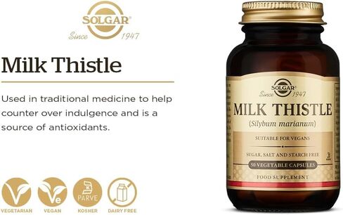 Solgar - Full Potency Milk Thistle, 250 Vegetable Capsules in Saudi Arabia