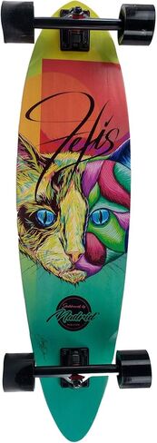 BACKFIRE 36" Cat Top Mount Mount مع خشب القيقب، شاحنات كاليبر - صنعت بواسطة مدريد في الولايات المتحدة الأمريكية in Kuwait