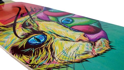 BACKFIRE 36" Cat Top Mount Mount مع خشب القيقب، شاحنات كاليبر - صنعت بواسطة مدريد في الولايات المتحدة الأمريكية in Kuwait