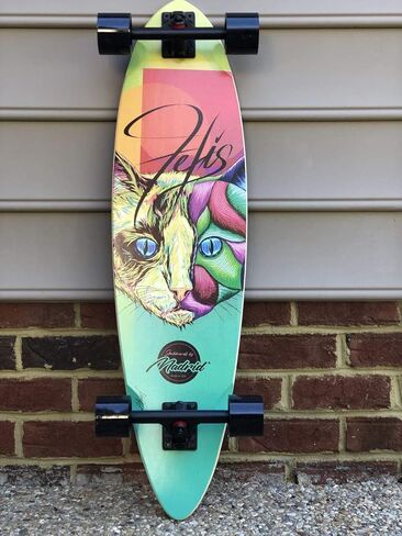 BACKFIRE 36" Cat Top Mount Mount مع خشب القيقب، شاحنات كاليبر - صنعت بواسطة مدريد في الولايات المتحدة الأمريكية in Kuwait