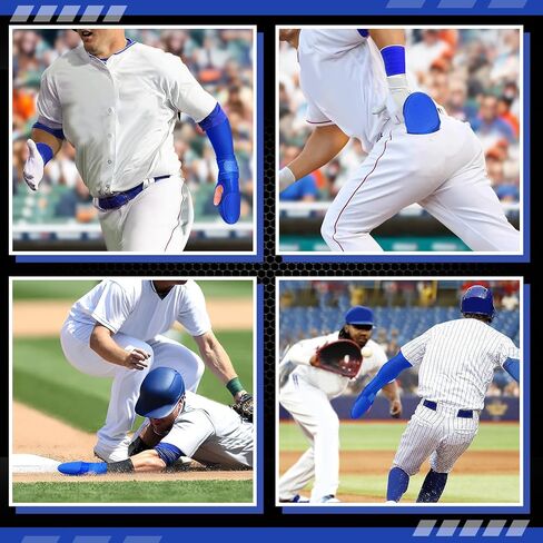 قفاز بيسبول منزلق متين للشباب البالغين مع أكمام ذراع للحماية من أشعة الشمس فوق البنفسجية، قفاز منزلق لكرة البيسبول مع حزام ضغط معصم مرن قابل للتعديل، اليد اليسرى in Kuwait