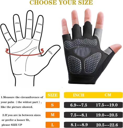 قفازات التمرين للرجال والنساء، قفازات رفع الأثقال للحماية الكاملة لراحة اليد، قفازات الصيد، قفازات ركوب الدراجات المسامية، صالة الألعاب الرياضية، اللياقة البدنية، مضادة للانزلاق، ملائمة تمامًا in Kuwait