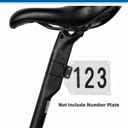 Bike Race Number Plate Mount Holder Cycling Number Plate Mount Quick Release Racing Number Holder Mount for Aero Seatpost in Saudi Arabia