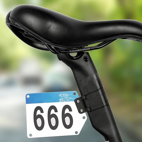 Bike Race Number Plate Mount Holder Cycling Number Plate Mount Quick Release Racing Number Holder Mount for Aero Seatpost in Saudi Arabia