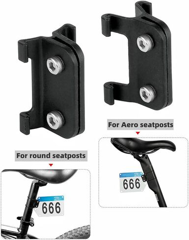 Bike Race Number Plate Mount Holder Cycling Number Plate Mount Quick Release Racing Number Holder Mount for Aero Seatpost in Saudi Arabia