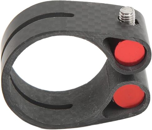 EVTSCAN Bike Seat Post Clamp - Carbon Fiber Lightweight Bike Seatpost Clamp Bike Seat Adapter Seat Post Clamp Binder Clamp or Road Bikes Mountain Bike(27.2mm) in Saudi Arabia