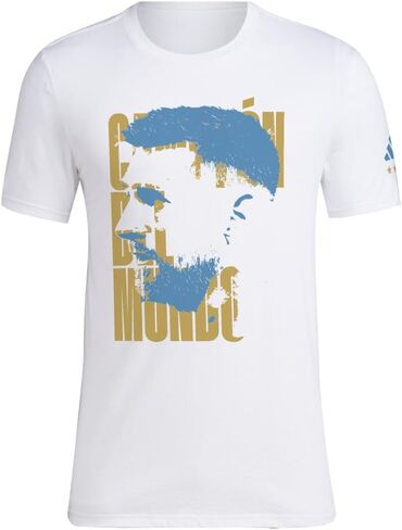 adidas Messi Goat Graphic Tee Men's in Saudi Arabia