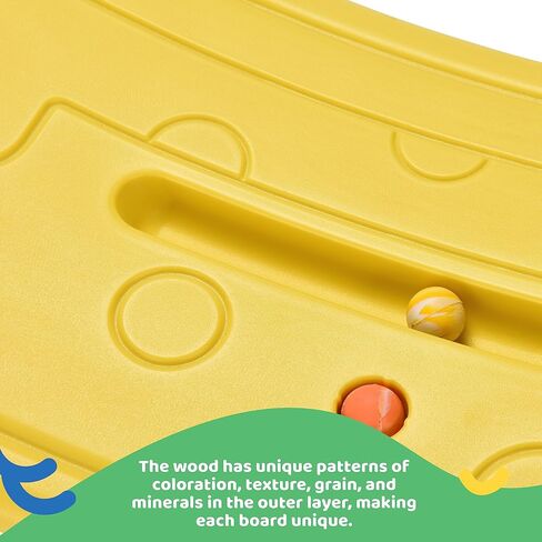 Dazmers Balance Board - Wobbler Balancing Board for Kids - Balance Board Toddler Wood - Rocker Wood Practice Balance - Trainer Board Toy for Toddler and Teens - Physical Exercise for All Ages in Saudi Arabia