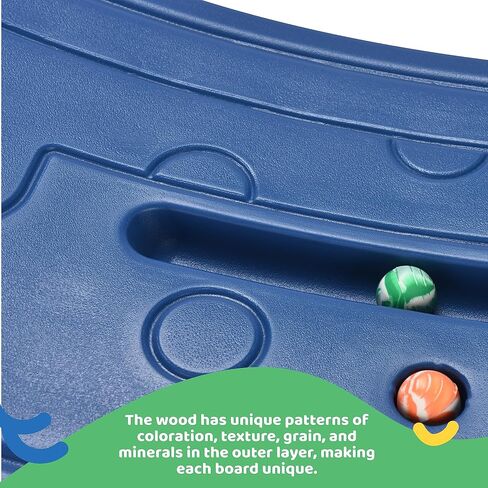 Dazmers Balance Board - Wobbler Balancing Board for Kids - Balance Board Toddler Wood - Rocker Wood Practice Balance - Trainer Board Toy for Toddler and Teens - Physical Exercise for All Ages in Saudi Arabia