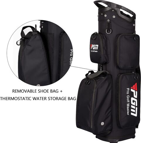 PGM Golf Bags,Foldable Golf Cart Bag with 14 Dividers,Lightweight Golf Cart Bag,Waterproof Durable Golf Bag for Men,Portable Golf Club Bag Updated Travel Golf Bag in Saudi Arabia