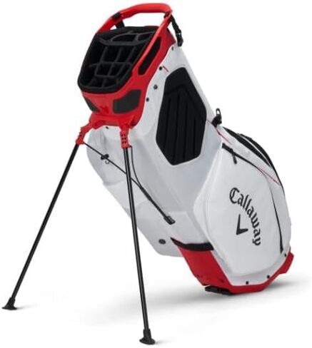 حقيبة حامل Callaway Golf Fairway 14 (أبيض/أحمر ناري) in Saudi Arabia