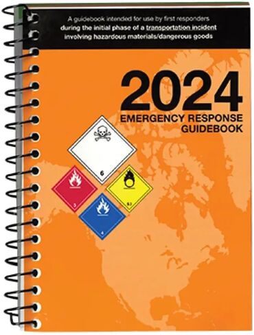 دليل الاستجابة لحالات الطوارئ 2024 من Labelmaster (ERG) غلاف حلزوني، حجم الجيب، دليل للمساعدة عند الاستجابة لحالات طوارئ النقل التي تنطوي على مواد خطرة in Saudi Arabia