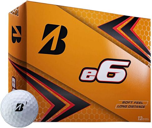 BRIDGESTONE 2019 e6 Golf Balls (One Dozen), White in Saudi Arabia