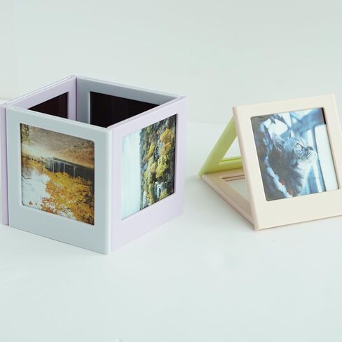 10 Pcs Magnetic Photo Frame for Fujifilm Instax Square SQ1 SQ6 SQ10 SQ20 SQ40 Camera Refrigerator Magnets Picture Frame 2.8x3.4inch (Multicolor) in Saudi Arabia